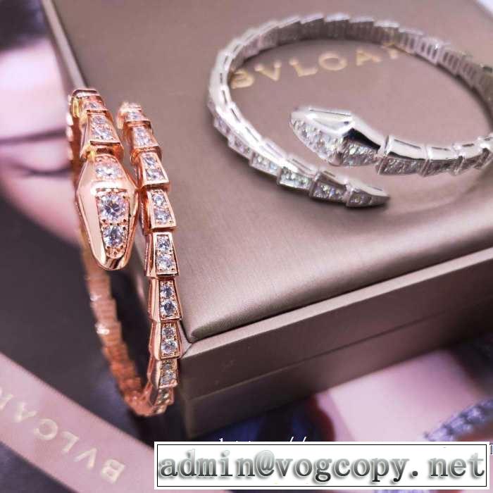 夏らしい抜け感を演出し ブルガリ 2019年春夏シーズンの人気 BVLGARI ブレスレット ぐっと鮮度がアップ 2色可選