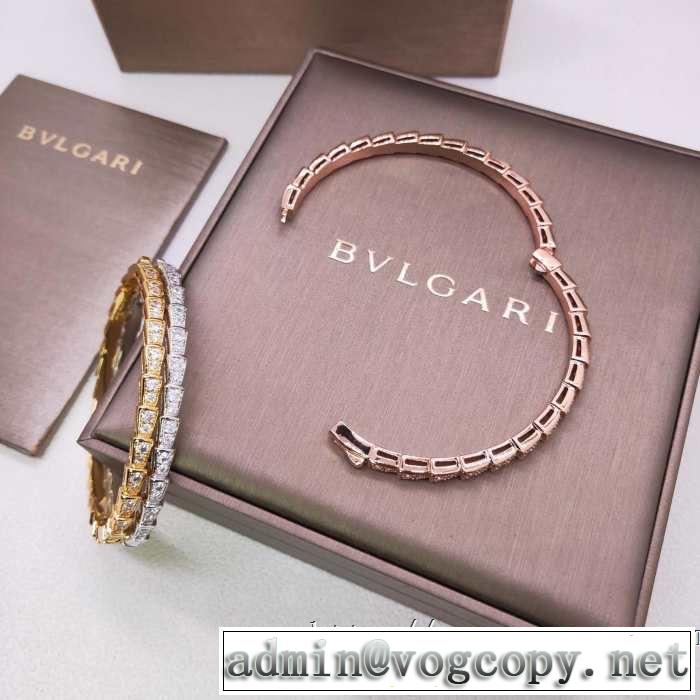ぜひ今年のトレンドをチェック ブルガリちょっと大人の印象  BVLGARI 2019年春夏流行ファッションブレスレット 3色可選