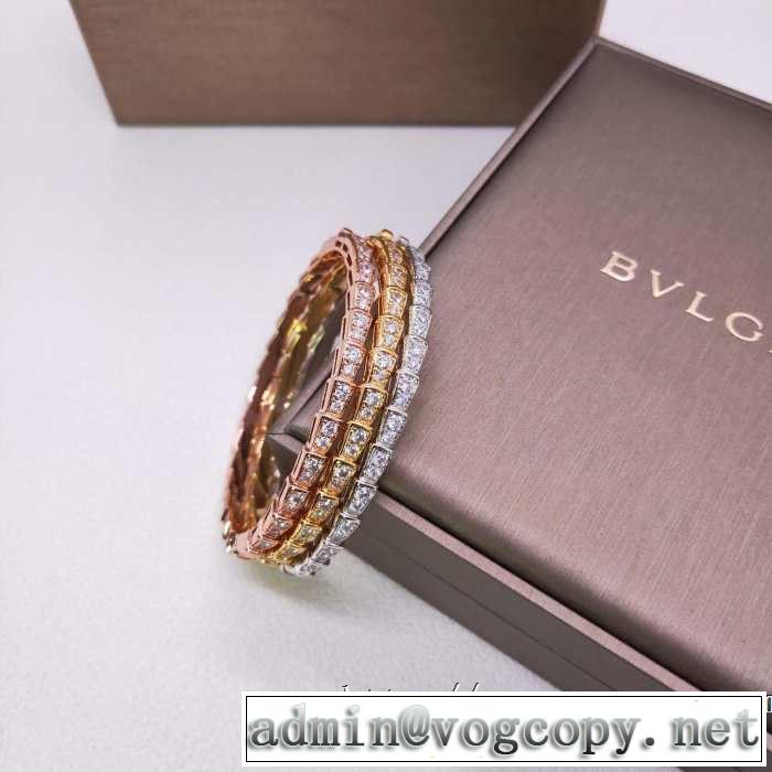 ぜひ今年のトレンドをチェック ブルガリちょっと大人の印象  BVLGARI 2019年春夏流行ファッションブレスレット 3色可選