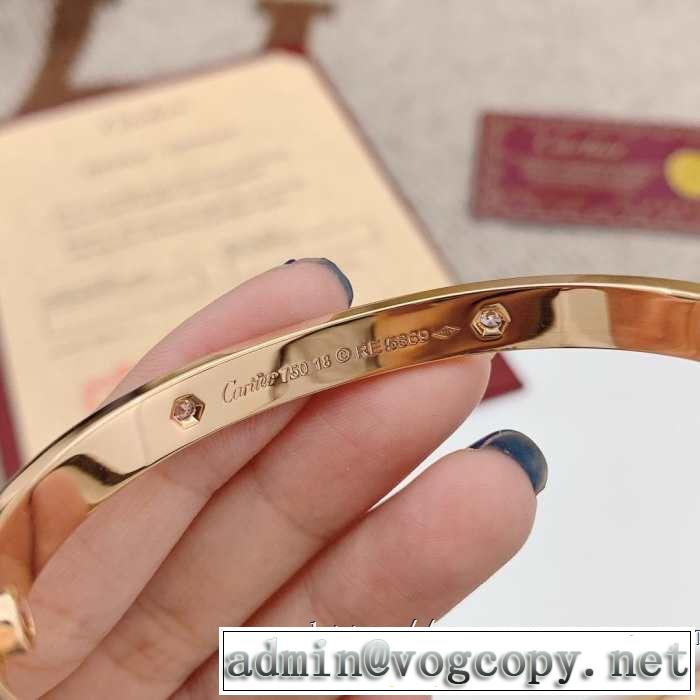 大人っぽく着こなし カルティエ 春夏の流行り2019新品 CARTIER ブレスレット 2色可選 好印象な上品スタイル