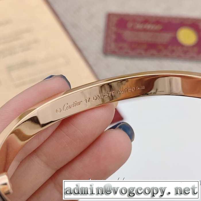 大人っぽく着こなし カルティエ 春夏の流行り2019新品 CARTIER ブレスレット 2色可選 好印象な上品スタイル