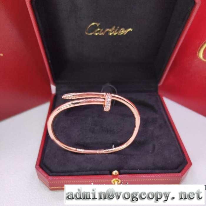 ブレスレット 大人のカジュアルスタイル カルティエ2019春夏は人気定番 CARTIER  洗練された印象に 3色可選