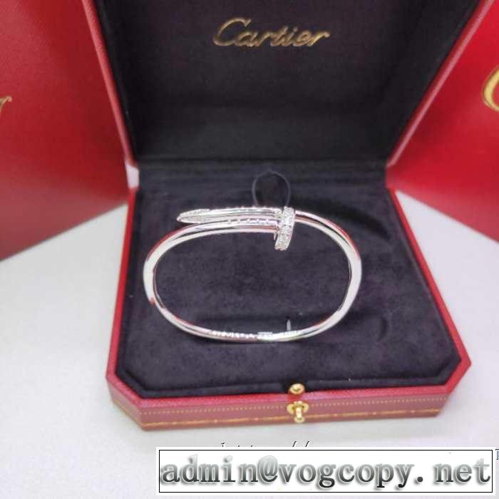 ブレスレット 大人のカジュアルスタイル カルティエ2019春夏は人気定番 CARTIER  洗練された印象に 3色可選