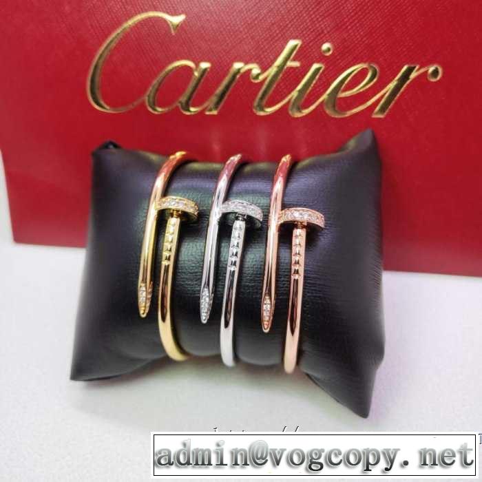 ブレスレット 大人のカジュアルスタイル カルティエ2019春夏は人気定番 CARTIER  洗練された印象に 3色可選