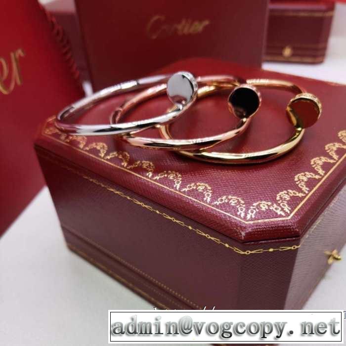 ブレスレット 大人のカジュアルスタイル カルティエ2019春夏は人気定番 CARTIER  洗練された印象に 3色可選