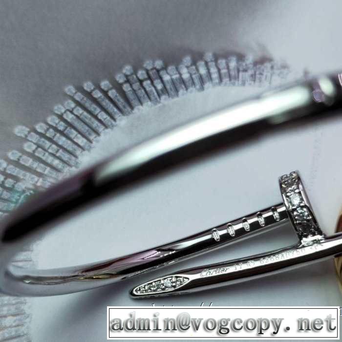 ブレスレット 大人のカジュアルスタイル カルティエ2019春夏は人気定番 CARTIER  洗練された印象に 3色可選