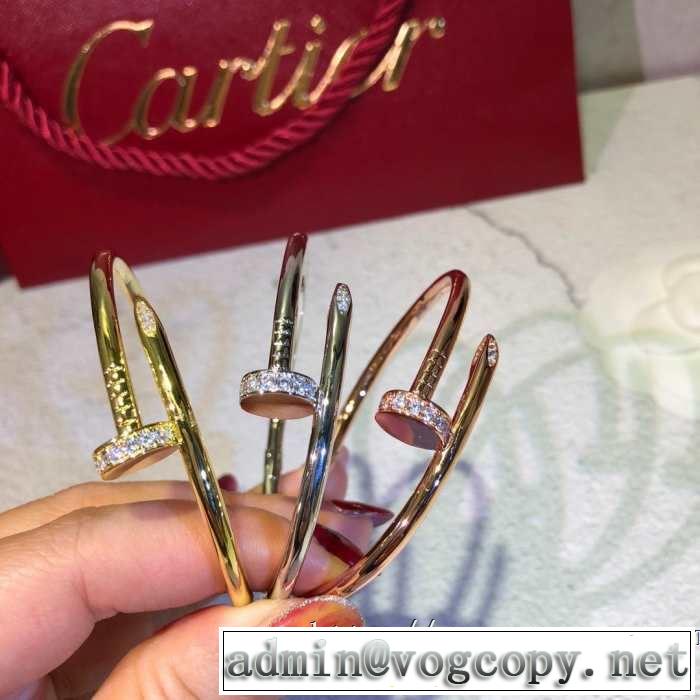 最も目立ったブランド新品 カルティエ CARTIER 2019夏色っぽさ ブレスレット 3色可選 オシャレアイテム 