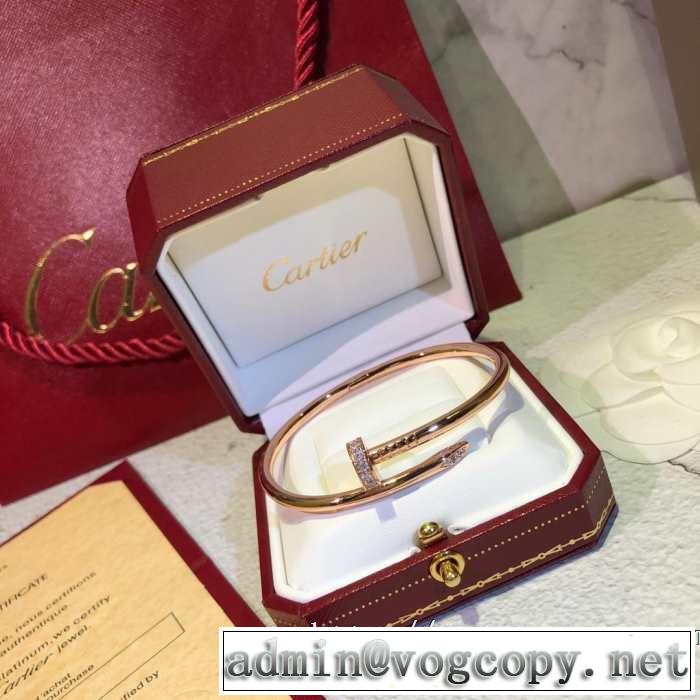 最も目立ったブランド新品 カルティエ CARTIER 2019夏色っぽさ ブレスレット 3色可選 オシャレアイテム