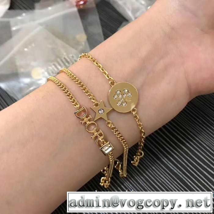 2019春夏も引き続き人気セール ディオール DIOR オシャレな印象に ブレスレット 夏らしい爽やかさ