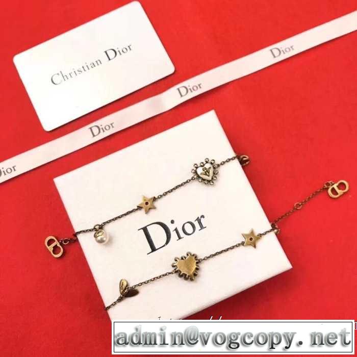 ディオール DIORお洒落トレンド人気  2019即旬な装いに ブレスレット 季節をまたい新作アイテム