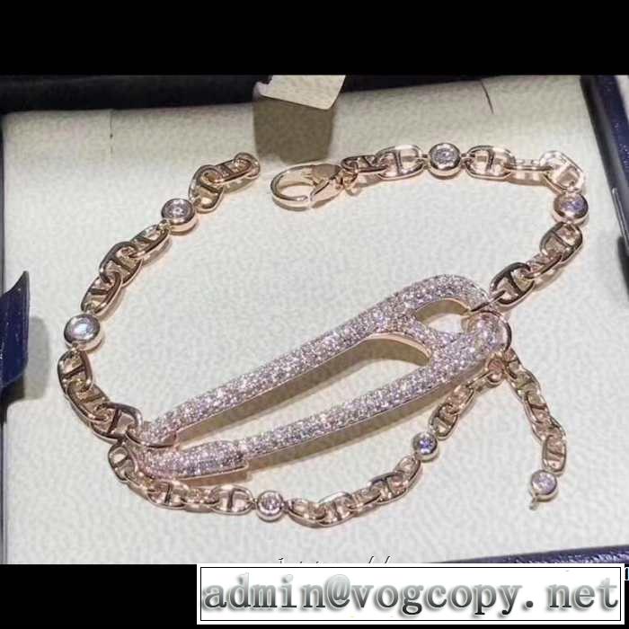 ブレスレット元気な印象のコーデ  エルメス HERMES 2色可選 2019春夏トレンドアイテム