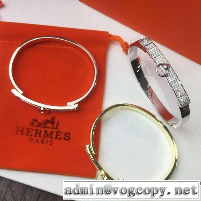 2019春夏も引き続き人気セール ブレスレット オシャレな印象に エルメス 3色可選HERMES おしゃれ上級者に挑戦