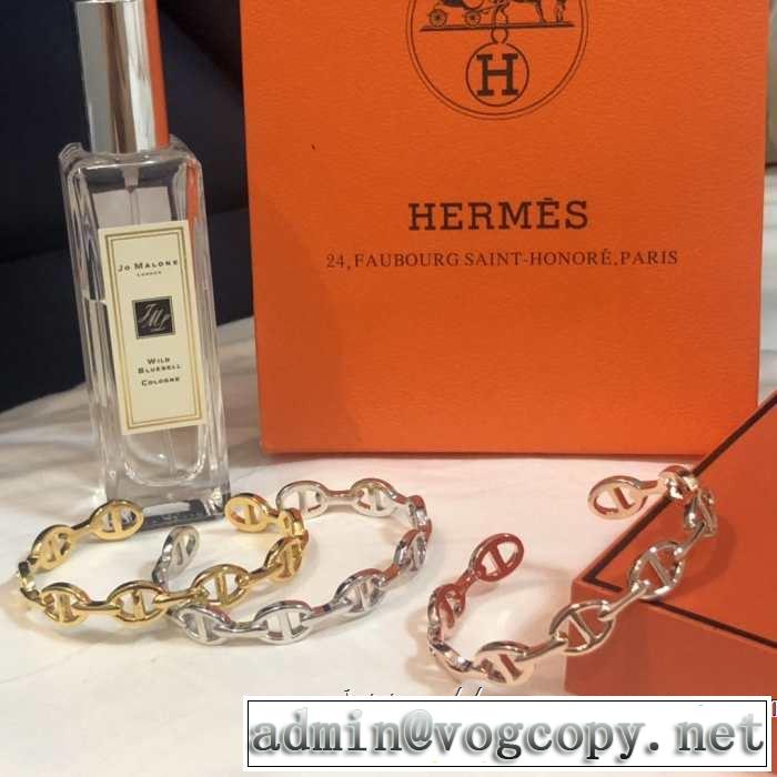 3色可選 きれいめ上品に ブレスレット 2019年の夏のマスト エルメス HERMES ぐっと鮮度がアップ