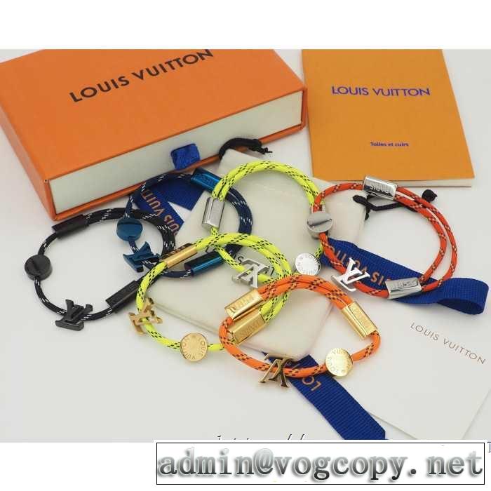 夏の大人カジュアルスタイル ルイ ヴィトン LOUIS VUITTON 2019年最新ファッション ブレスレット 多色可選 リッチな印象に