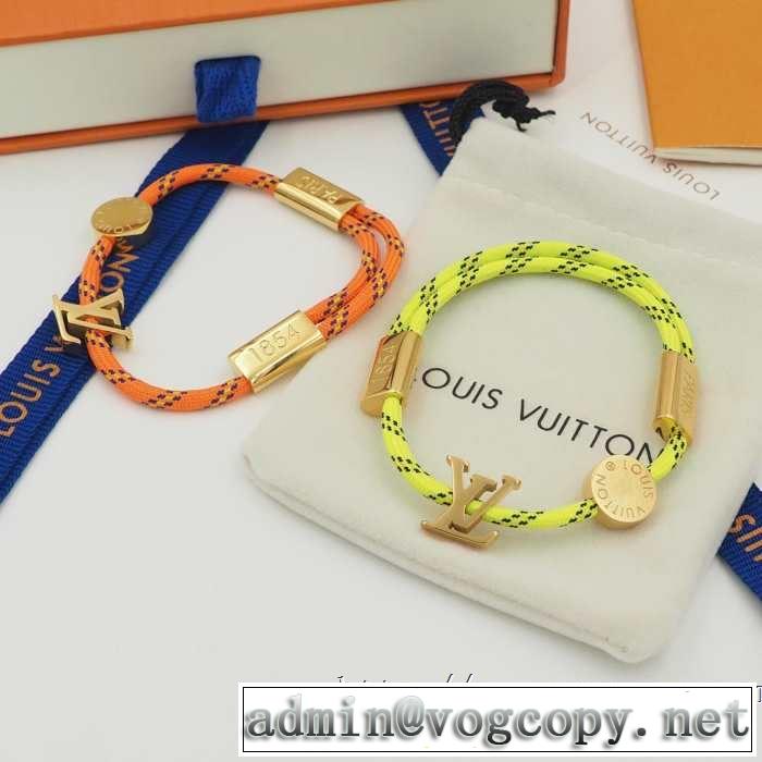 夏の大人カジュアルスタイル ルイ ヴィトン LOUIS VUITTON 2019年最新ファッション ブレスレット 多色可選 リッチな印象に