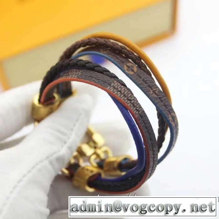 ルイ ヴィトン春夏の流行り2019新品 LOUIS VUITTON キレイめ感が強い ブレスレット 2色可選 スタイルを綺麗に 