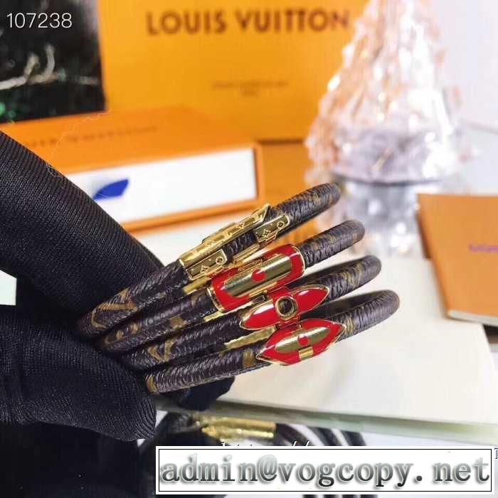 気持ちいい真夏日にぴったり ルイ ヴィトン  4色可選 LOUIS VUITTON おしゃれな夏ファッション2019 ブレスレット