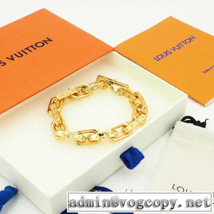 クールな印象を引き立て ルイ ヴィトン 2019年の夏のマスト LOUIS VUITTON  ブレスレット ぐっと鮮度がアップ 4色可選