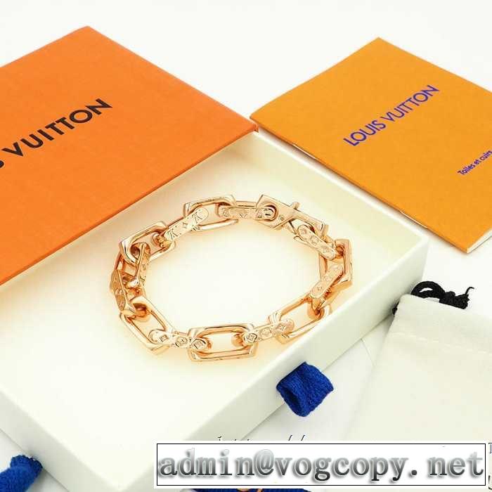 クールな印象を引き立て ルイ ヴィトン 2019年の夏のマスト LOUIS VUITTON  ブレスレット ぐっと鮮度がアップ 4色可選