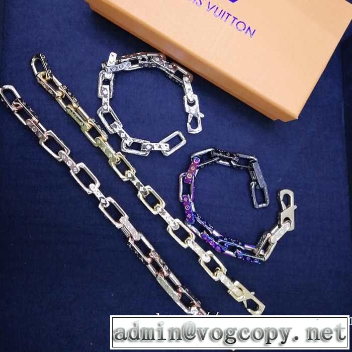 クールな印象を引き立て ルイ ヴィトン 2019年の夏のマスト LOUIS VUITTON  ブレスレット ぐっと鮮度がアップ 4色可選