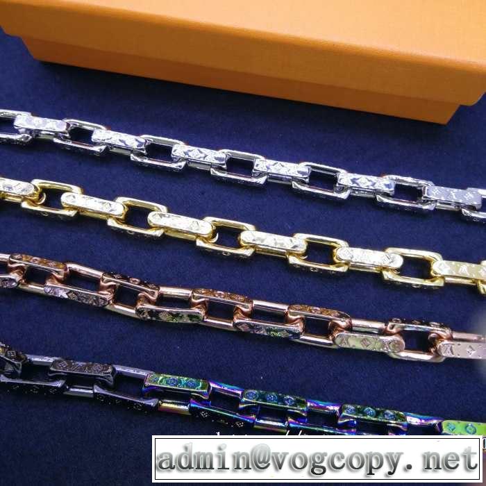 クールな印象を引き立て ルイ ヴィトン 2019年の夏のマスト LOUIS VUITTON  ブレスレット ぐっと鮮度がアップ 4色可選