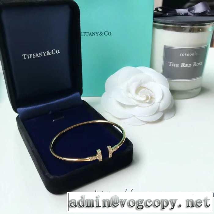 ブレスレット キレイめ感が強い ティファニー 春夏の流行り2019新品 Tiffany&Co 3色可選 甘過ぎず大人な印象に