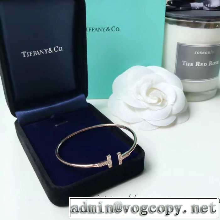 ブレスレット キレイめ感が強い ティファニー 春夏の流行り2019新品 Tiffany&Co 3色可選 甘過ぎず大人な印象に