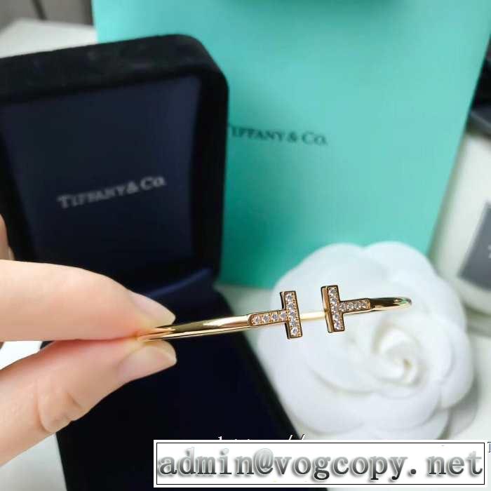 ブレスレット キレイめ感が強い ティファニー 春夏の流行り2019新品 Tiffany&Co 3色可選 甘過ぎず大人な印象に