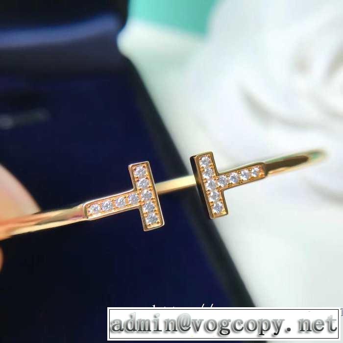ブレスレット キレイめ感が強い ティファニー 春夏の流行り2019新品 Tiffany&Co 3色可選 甘過ぎず大人な印象に