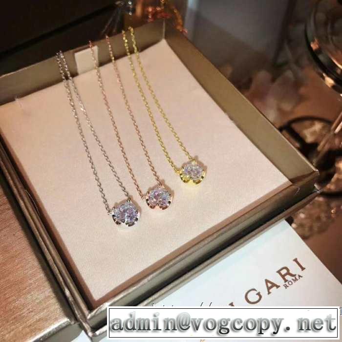 ネックレス 3色可選 2019春夏トレンドアイテム 大人っぽく着こなし ブルガリ BVLGARI