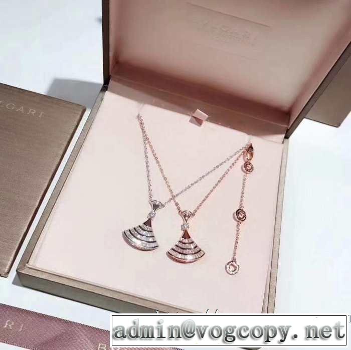 2019年春夏シーズンの人気 特に夏は人気アイテム ブルガリ BVLGARI ネックレス 2色可選
