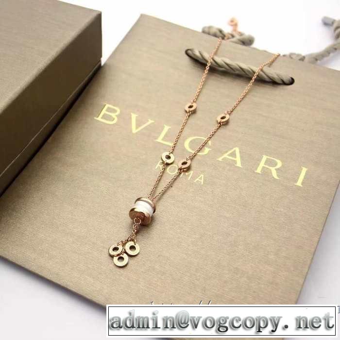 今シーズン人気のアイテム ブルガリ BVLGARI ネックレス 3色可選 2019春夏の大注目トレンド