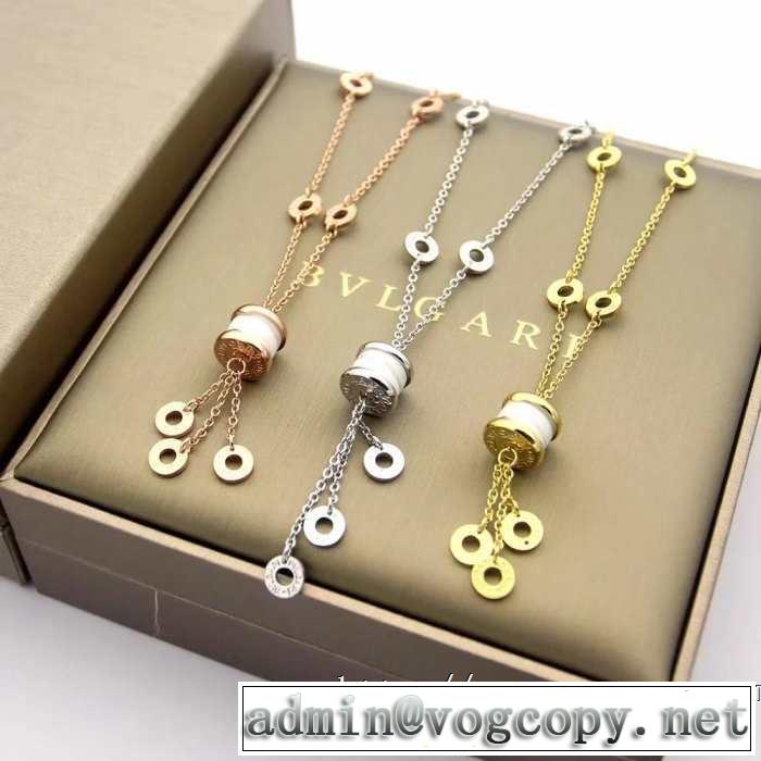 今シーズン人気のアイテム ブルガリ BVLGARI ネックレス 3色可選 2019春夏の大注目トレンド