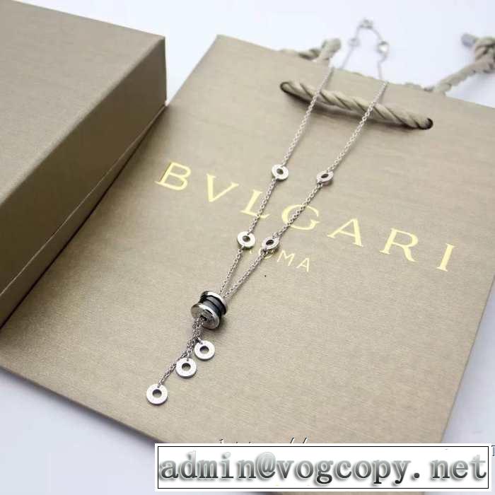 ネックレス 3色可選 2019春夏トレンドアイテム 今シーズン注目のデザイン ブルガリ BVLGARI