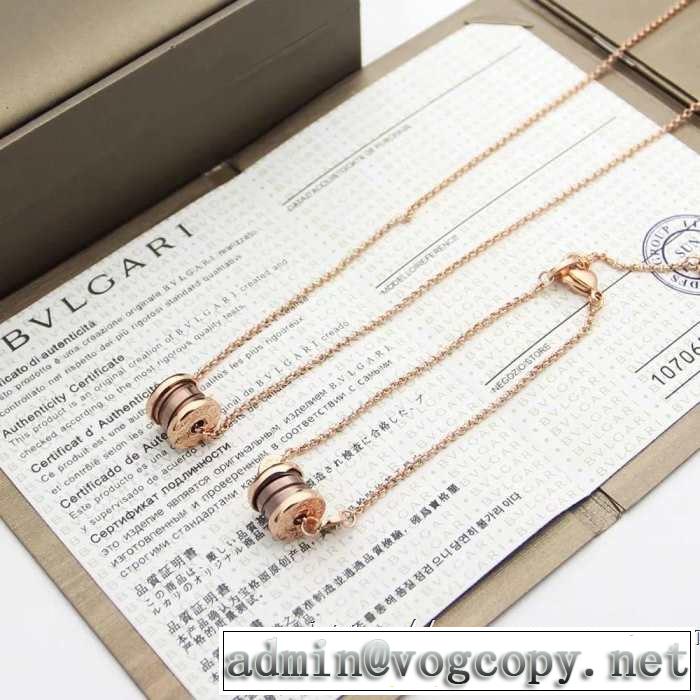 2019年春夏流行ファッション 大人の可愛さを引き立て ブルガリ BVLGARI ネックレス