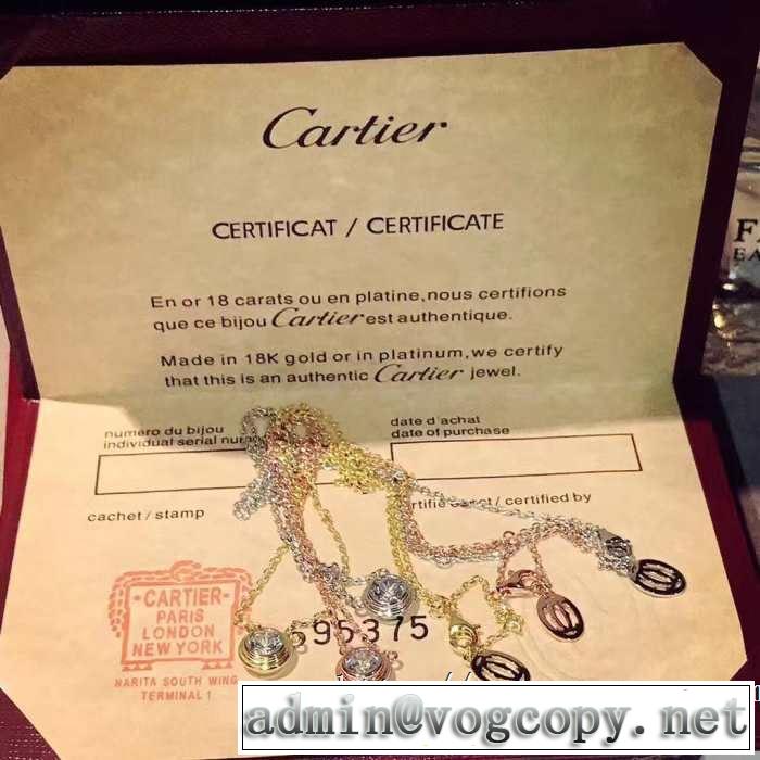 春夏シンプルファッションでOK！ カルティエ CARTIER ネックレス 3色可選 春夏の流行り2019新品
