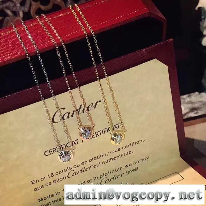 春夏シンプルファッションでOK！ カルティエ CARTIER ネックレス 3色可選 春夏の流行り2019新品