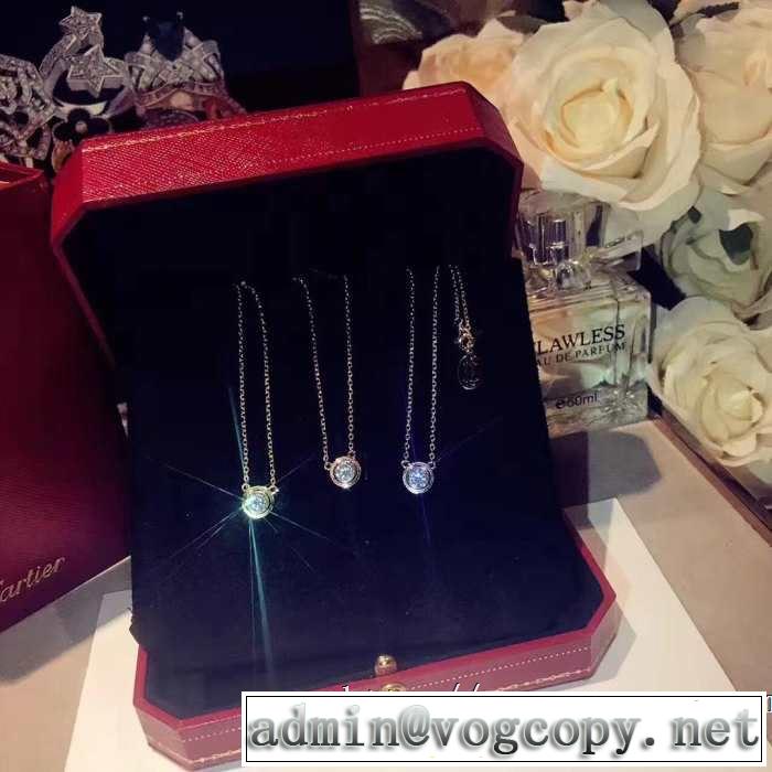 春夏シンプルファッションでOK！ カルティエ CARTIER ネックレス 3色可選 春夏の流行り2019新品