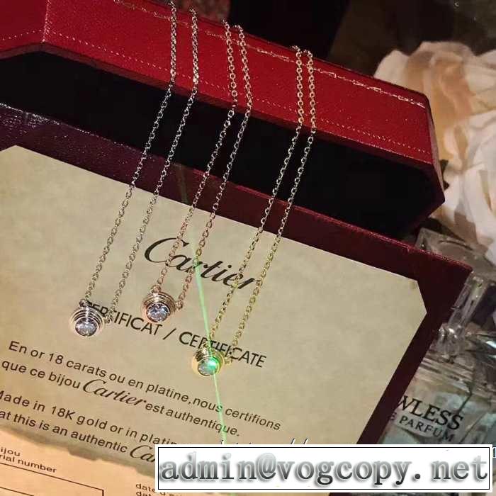 春夏シンプルファッションでOK！ カルティエ CARTIER ネックレス 3色可選 春夏の流行り2019新品