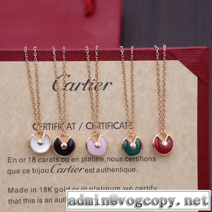 魅力的なカラー使い 2019春夏のトレンド新商品 カルティエ CARTIER ネックレス 多色可選