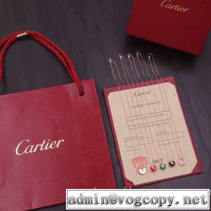 魅力的なカラー使い 2019春夏のトレンド新商品 カルティエ CARTIER ネックレス 多色可選