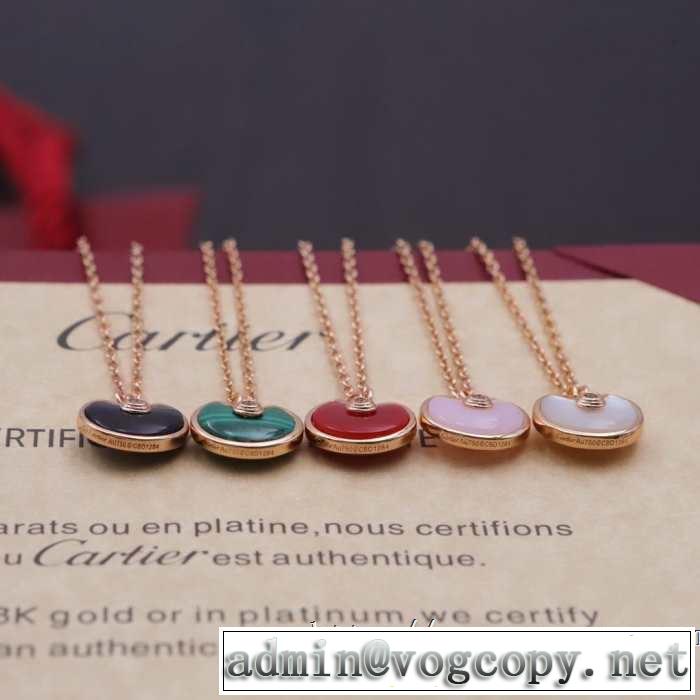 魅力的なカラー使い 2019春夏のトレンド新商品 カルティエ CARTIER ネックレス 多色可選