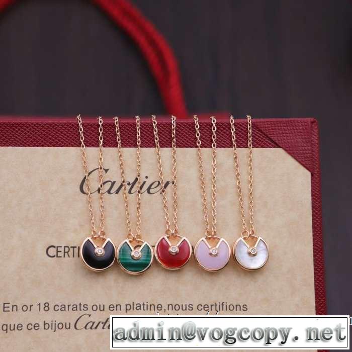 魅力的なカラー使い 2019春夏のトレンド新商品 カルティエ CARTIER ネックレス 多色可選