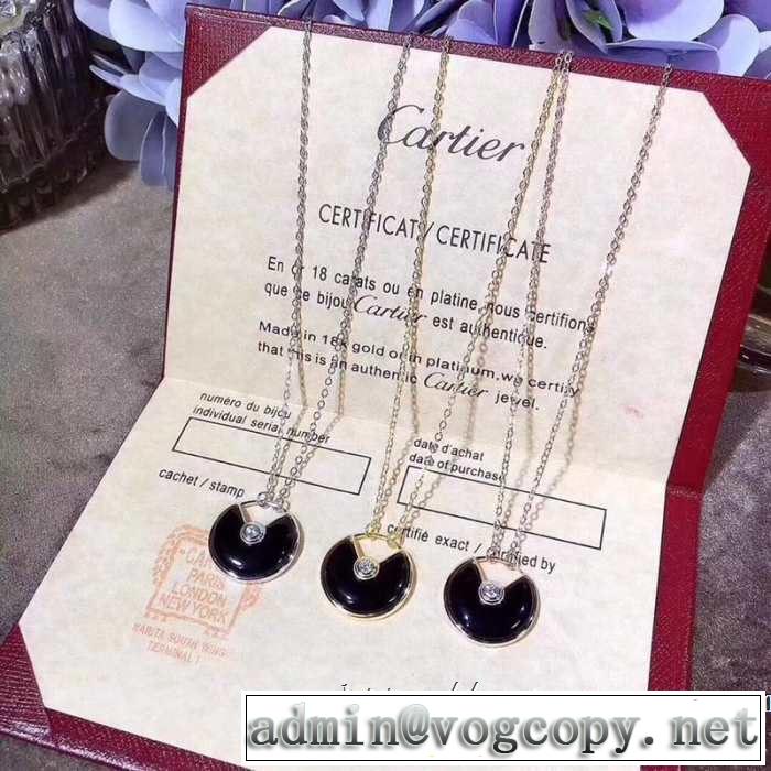 2019春夏も引き続きトレンド 素敵なスタイルで夏の定番 カルティエ CARTIER ネックレス 3色可選