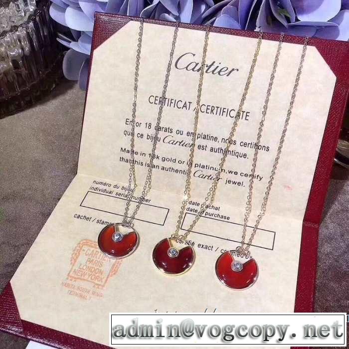 2019春夏も引き続きトレンド 素敵なスタイルで夏の定番 カルティエ CARTIER ネックレス 3色可選