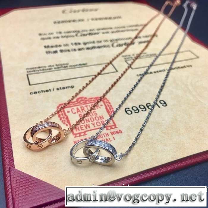 2色可選 ネックレス 2019春夏は人気定番 今年は大きめの新作がトレンド カルティエ CARTIER