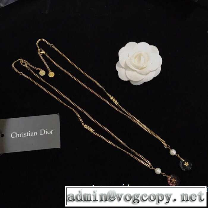 ディオール DIOR ネックレス 2色可選 今季トレンドの限定アイテム 2019夏ファション新品