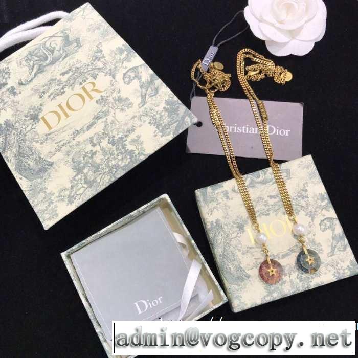 ディオール DIOR ネックレス 2色可選 今季トレンドの限定アイテム 2019夏ファション新品