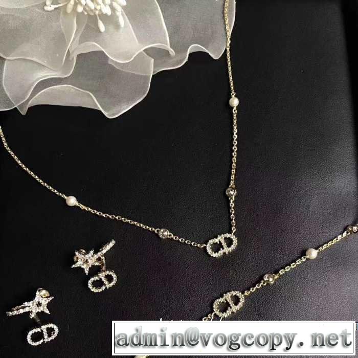 2019年春夏流行ファッション 大人の可愛さを引き立て ディオール DIOR ネックレス