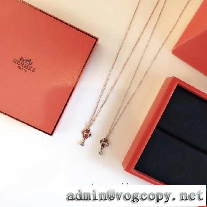 夏が待ちきれないブランド新作 エルメス HERMES ネックレス 2色可選 新着春夏2019セール